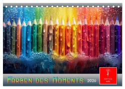 Cover-Bild zum Titel 'Farben des Moments (Tischkalender 2026 DIN A5 quer), CALVENDO Monatskalender' von 'Peter Roder'