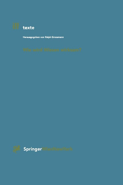 Wie wird Wissen wirksam? - 