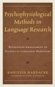 Cover-Bild zum Titel 'Psychophysiological Methods in Language Research' von 'Bahiyyih Hardacre'