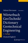 Cover-Bild zum Titel 'Wörterbuch GeoTechnik/Dictionary Geotechnical Engineering' von 'Herbert Bucksch, Helmut Herrmann'