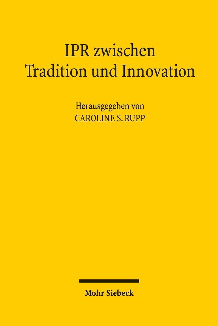 IPR zwischen Tradition und Innovation - 