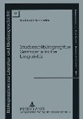 Cover-Bild zum Titel 'Studienbibliographie Germanistische Linguistik' von 'Burkhard Schaeder'