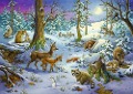 Sticker-Adventskalender - Tiere im Winterwald - 