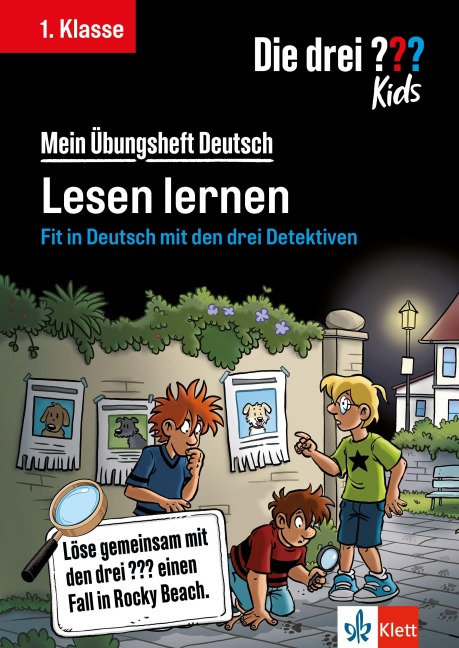 Die drei ??? Kids: Mein Übungsheft Deutsch 1. Klasse - Lesen lernen - 