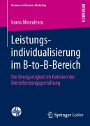 Cover-Bild zum Titel 'Leistungsindividualisierung im B-to-B-Bereich' von 'Ioana Minculescu'
