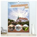 Sachsens Burgen und Schlösser mit Ortsangaben (hochwertiger Premium Wandkalender 2024 DIN A2 hoch), Kunstdruck in Hochglanz - Benjamin Bisanz
