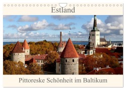 Cover-Bild zum Titel 'Estland - Pittoreske Schönheit im Baltikum (Wandkalender 2026 DIN A4 quer), CALVENDO Monatskalender' von 'Bernd Becker'