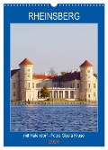 Rheinsberg mit Hafendorf (Wandkalender 2024 DIN A3 hoch), CALVENDO Monatskalender - Gisela Kruse