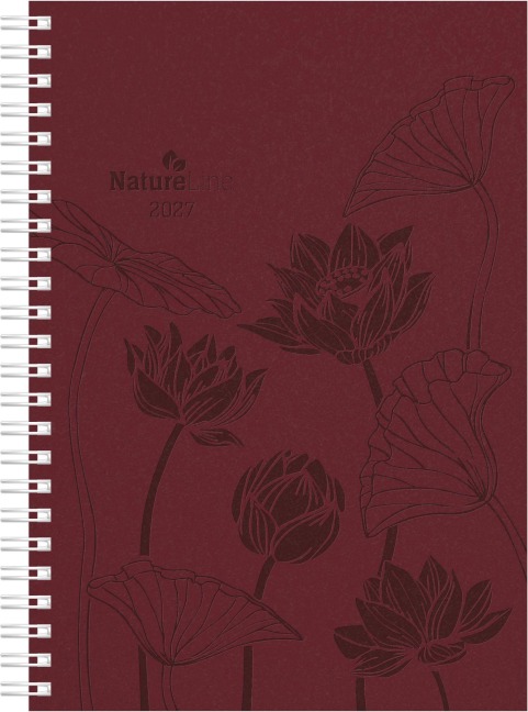 Wochenplaner Nature Line Flower Ringbuch 2027 - 