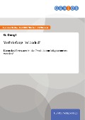 Cover-Bild zum Titel 'Verbriefung "reloaded"' von 'G. Dengl'