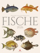 Cover-Bild zum Titel 'Fische Kalender 2026' von 'Friedrich Justin Bertuch, Ackermann Kunstverlag GmbH'