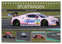 Cover-Bild zum Titel 'SPORTWAGEN DTM und FIA GT (Tischkalender 2026 DIN A5 quer), CALVENDO Monatskalender' von 'SchnelleWelten SchnelleWelten'
