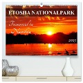 ETOSHA NATIONALPARK Traumziel in Namibia (hochwertiger Premium Wandkalender 2025 DIN A2 quer), Kunstdruck in Hochglanz - Wibke Woyke