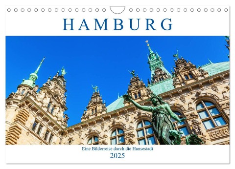 Hamburg - eine Bilderreise durch die Hansestadt (Wandkalender 2025 DIN A4 quer), CALVENDO Monatskalender - Christian Müller