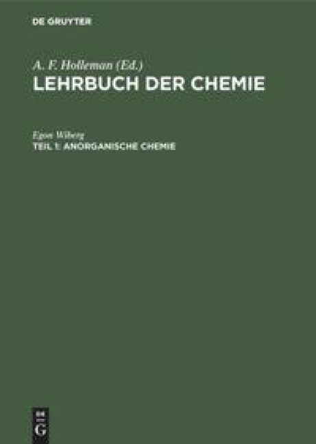 Anorganische Chemie - Egon Wiberg