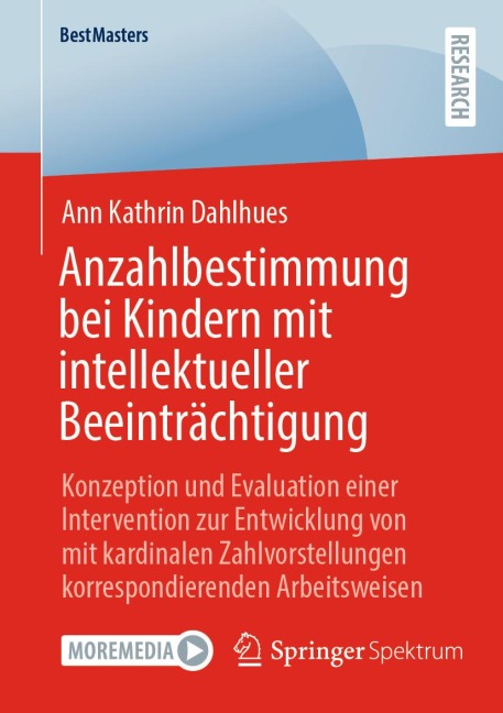 Anzahlbestimmung bei Kindern mit intellektueller Beeinträchtigung - Ann Kathrin Dahlhues