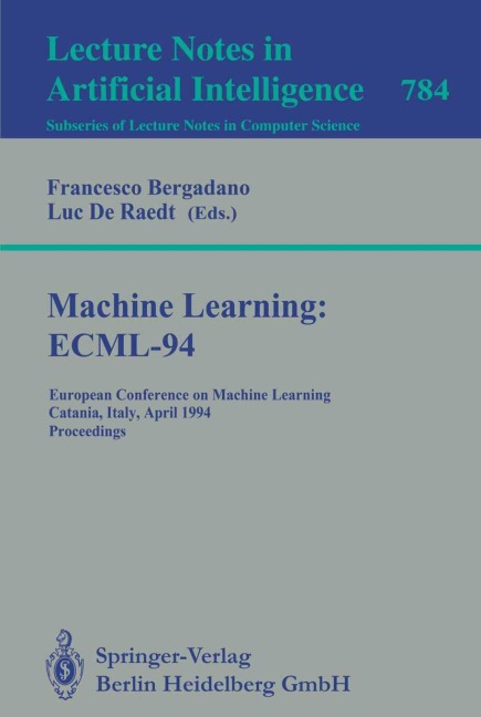 Machine Learning: ECML-94 - 