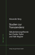 Cover-Bild zum Titel 'Studien zur Transzendenz' von 'Alexander Berg'