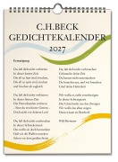 Cover-Bild zum Titel 'C.H. Beck Gedichtekalender' von ''