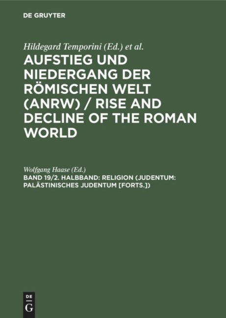 Religion (Judentum: Palästinisches Judentum [Forts.]) - 