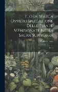 Cover-Bild zum Titel 'Flora Biblica Ovvero Spiegazione Delle Piante Menzionate Nella Sacra Scrittura' von 'Paolo Cultrera'