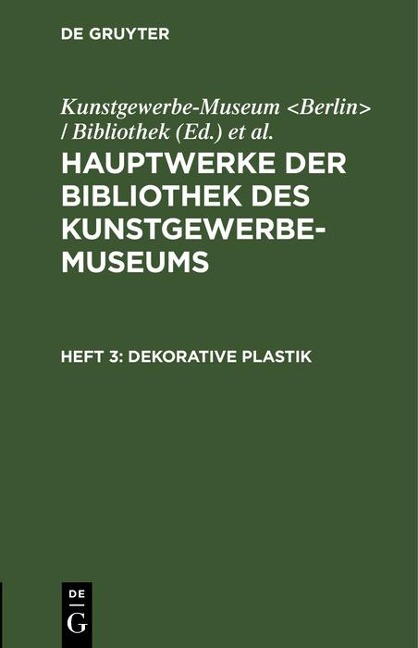 Dekorative Plastik - 
