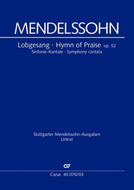 Lobgesang (Klavierauszug) - Felix Mendelssohn Bartholdy