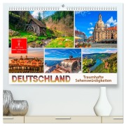 Cover-Bild zum Titel 'Deutschland - traumhafte Sehenswürdigkeiten (hochwertiger Premium Wandkalender 2026 DIN A2 quer), Kunstdruck in Hochglanz' von 'Peter Roder'