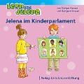 Cover-Bild zum Titel 'Leon und Jelena - Jelena im Kinderparlament' von 'Rüdiger Hansen, Raingard Knauer'