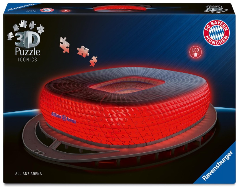 3D Puzzle Iconics: Allianz Arena - mit Licht - 