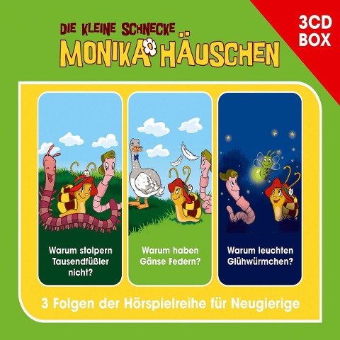 Monika Häuschen - 3-CD Hörspielbox - Die Kleine Schnecke Monika Häuschen