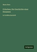 Cover-Bild zum Titel 'Fritzchen; Die Geschichte einer Einsamen' von 'Marie Diers'