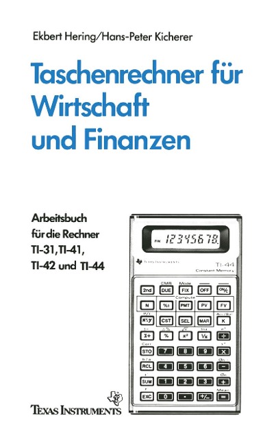 Taschenrechner für Wirtschaft und Finanzen - Ekbert Hering