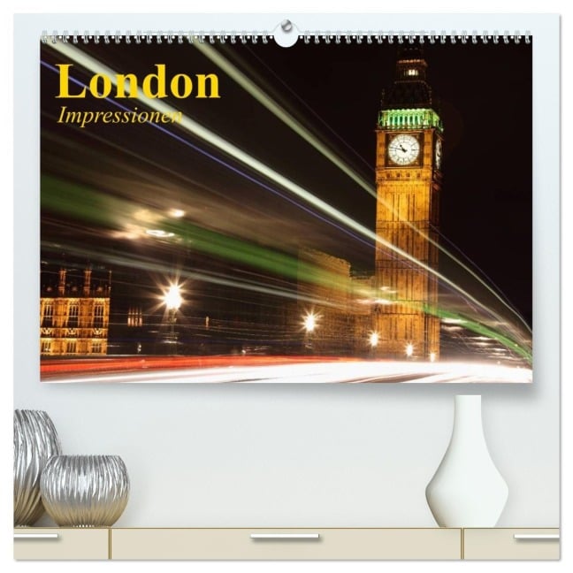 London ¿ Impressionen (hochwertiger Premium Wandkalender 2026 DIN A2 quer), Kunstdruck in Hochglanz - Elisabeth Stanzer