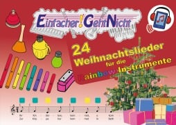 Cover-Bild zum Titel 'Einfacher!-Geht-Nicht: 24 Weihnachtslieder für die RAINBOW Instrumente (+Play-Along-Streaming) | LeuWa' von 'Martin Leuchtner, Bruno Waizmann'