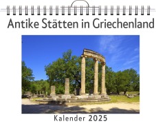 Cover-Bild zum Titel 'Antike Stätten in Griechenland' von 'Amelia Münch'
