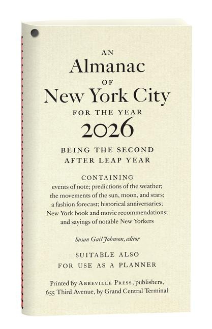 An Almanac of New York City for the Year 2026 - Susan Gail Johnson