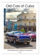 Cover-Bild zum Titel 'Old Cars of Cuba (Wandkalender 2026 DIN A4 hoch), CALVENDO Monatskalender' von 'Stefan Schröder Photography'