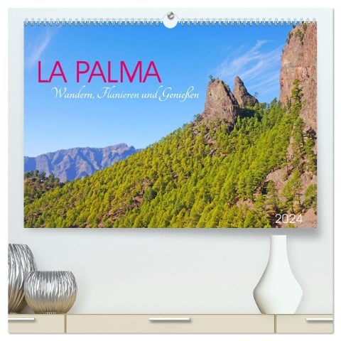 La Palma. Wandern, Flanieren und Genießen (hochwertiger Premium Wandkalender 2024 DIN A2 quer), Kunstdruck in Hochglanz - Lucy M. Laube