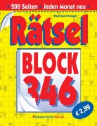 Cover-Bild zum Titel 'Rätselblock 346 (5 Exemplare à 2,99 EUR)' von 'Eberhard Krüger'