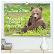 Cover-Bild zum Titel 'Spaß mit Bären: Edition lustige Tiere (hochwertiger Premium Wandkalender 2026 DIN A2 quer), Kunstdruck in Hochglanz' von 'Calvendo Calvendo'