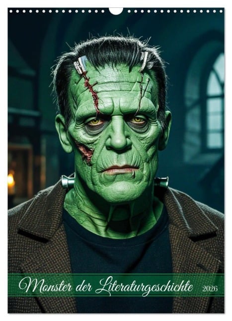 Monster der Literaturgeschichte (Wandkalender 2026 DIN A3 hoch), CALVENDO Monatskalender - Sell Pixs:Sell