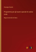Cover-Bild zum Titel 'Programma per gli esami speciali di codice civile' von 'Giuseppe Saredo'