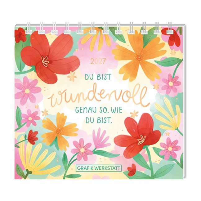 Mini-Kalender 2027 Du bist wundervoll - 