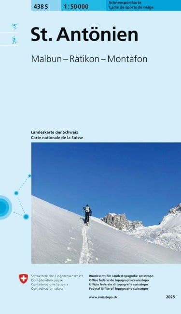 438S St. Antönien Schneesportkarte - 