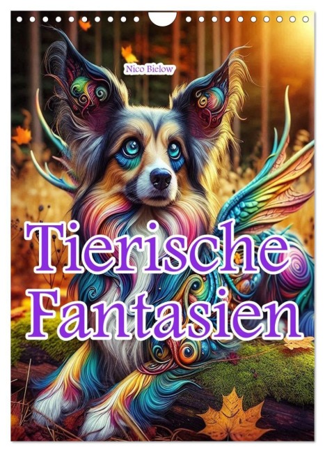 Tierische Fantasien (Wandkalender 2026 DIN A4 hoch), CALVENDO Monatskalender - Nico Bielow