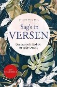 Cover-Bild zum Titel 'Sag's in Versen - Das passende Gedicht für jeden Anlass' von ''