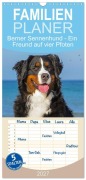 Cover-Bild zum Titel 'Familienplaner 2027 - Berner Sennenhund - Ein Freund auf vier Pfoten mit 5 Spalten (Wandkalender, 21 x 45 cm) CALVENDO' von 'Sigrid Starick'