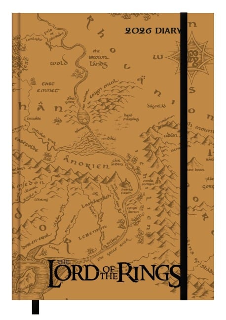 LORD OF THE RINGS - Diary im Format 14,8 x21 - 