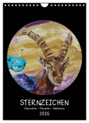 Sternzeichen - Charakter - Planeten - Edelsteine (Wandkalender 2026 DIN A4 hoch), CALVENDO Monatskalender - Uschi Felix